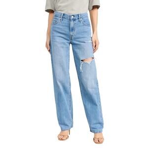 Levi's Distressed Blue Baggy Dad Denim Jeans Size 26